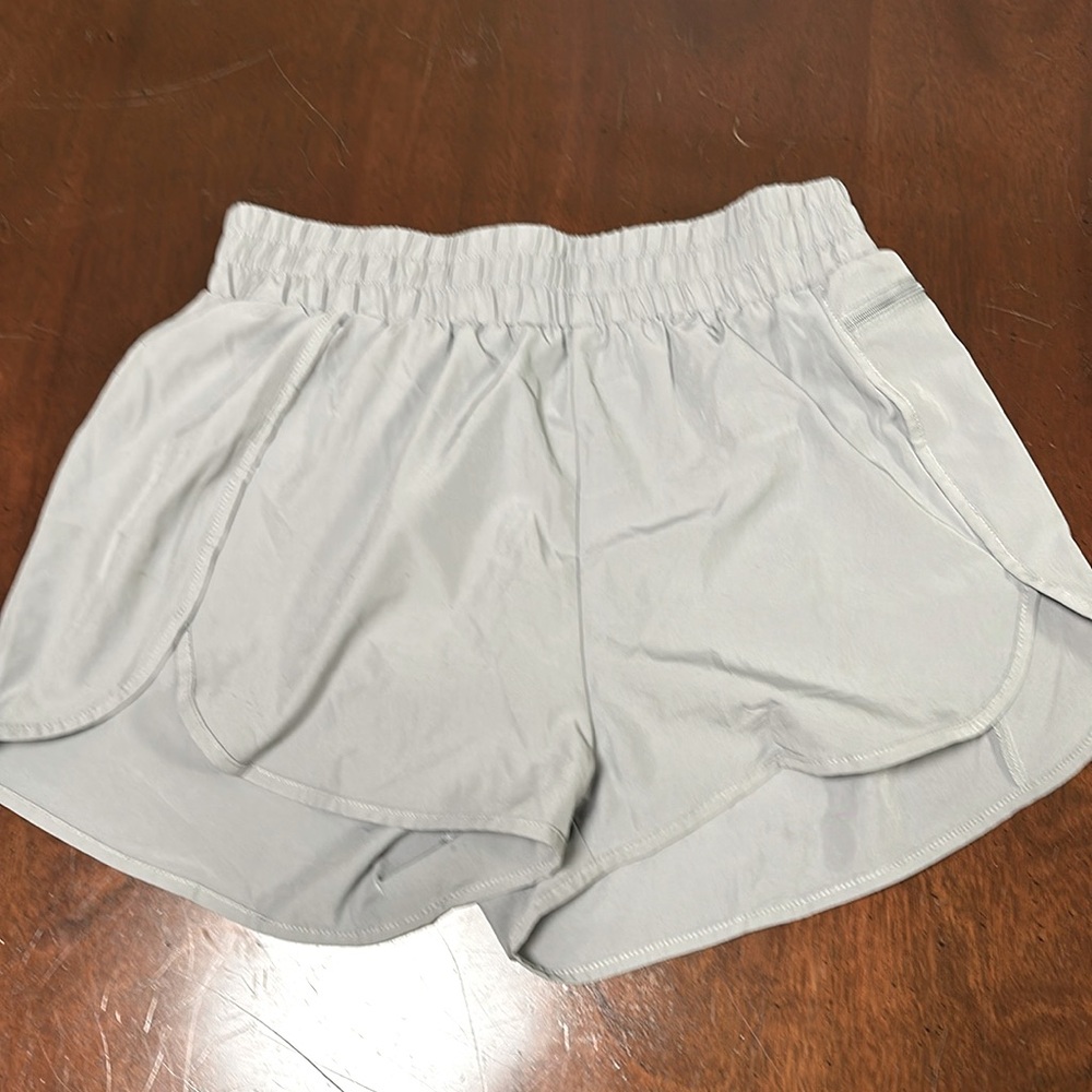 Gray workout shorts